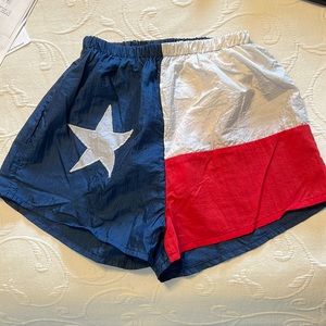 Texas flag shorts